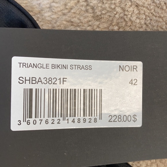 Zadig & Voltaire studded bikini black 42 NWT - Picture 8 of 8